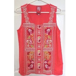 Johnny Was Tank Top Size XS